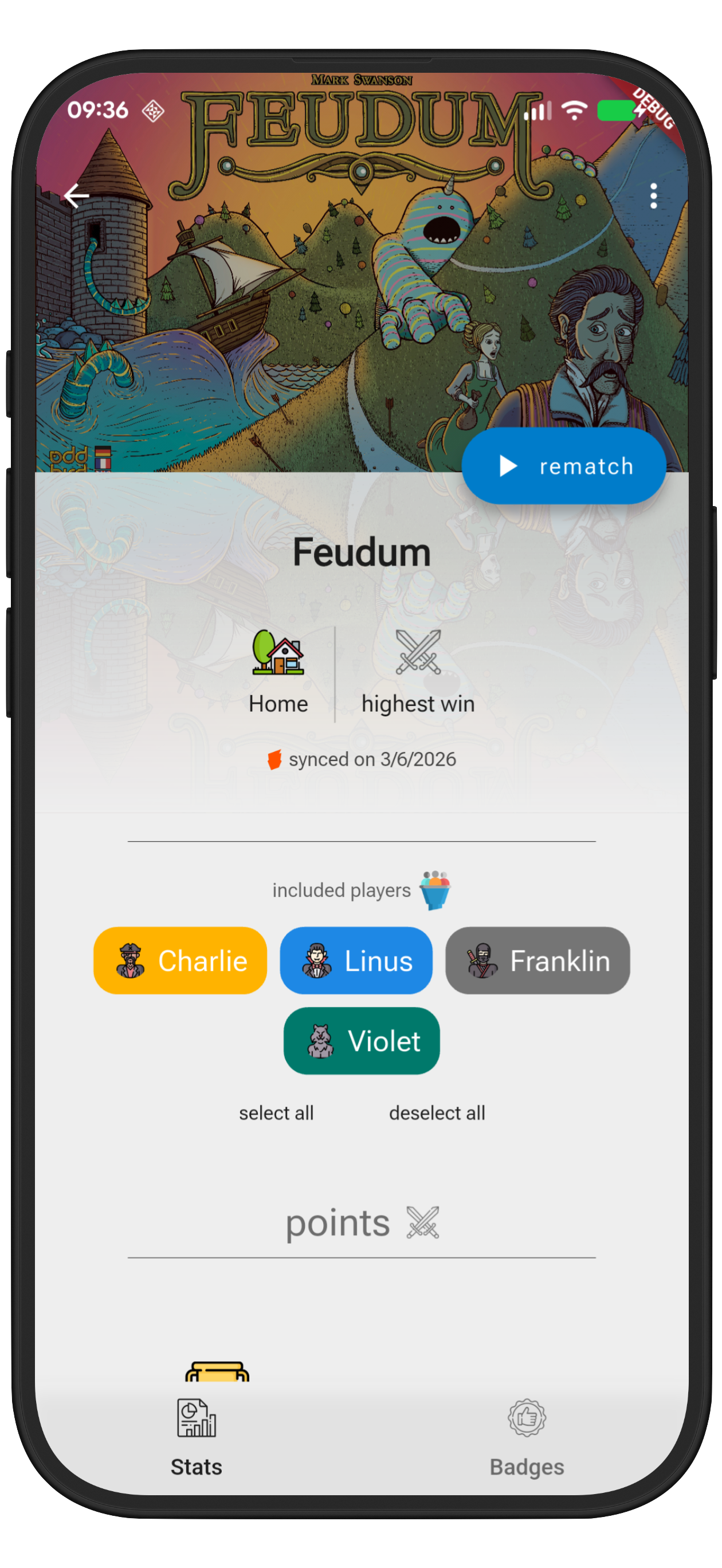 Explore detailed play statistics